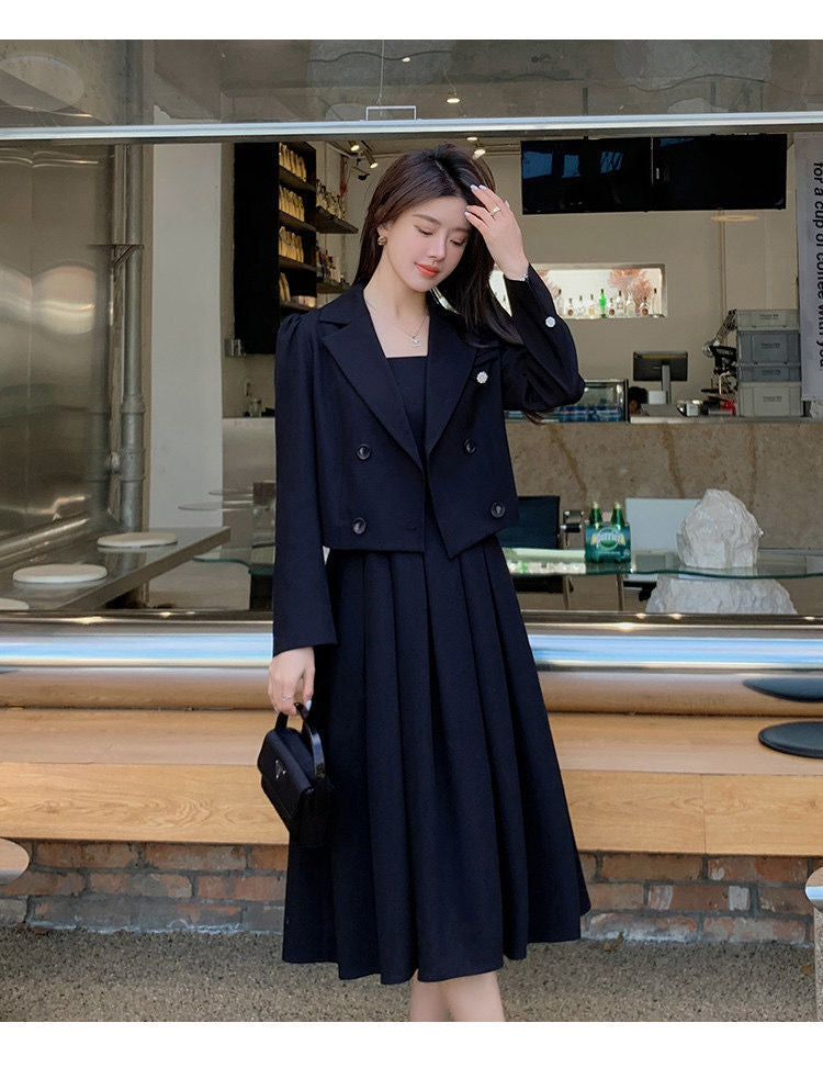 Elegant Women Black Hepburn Dress