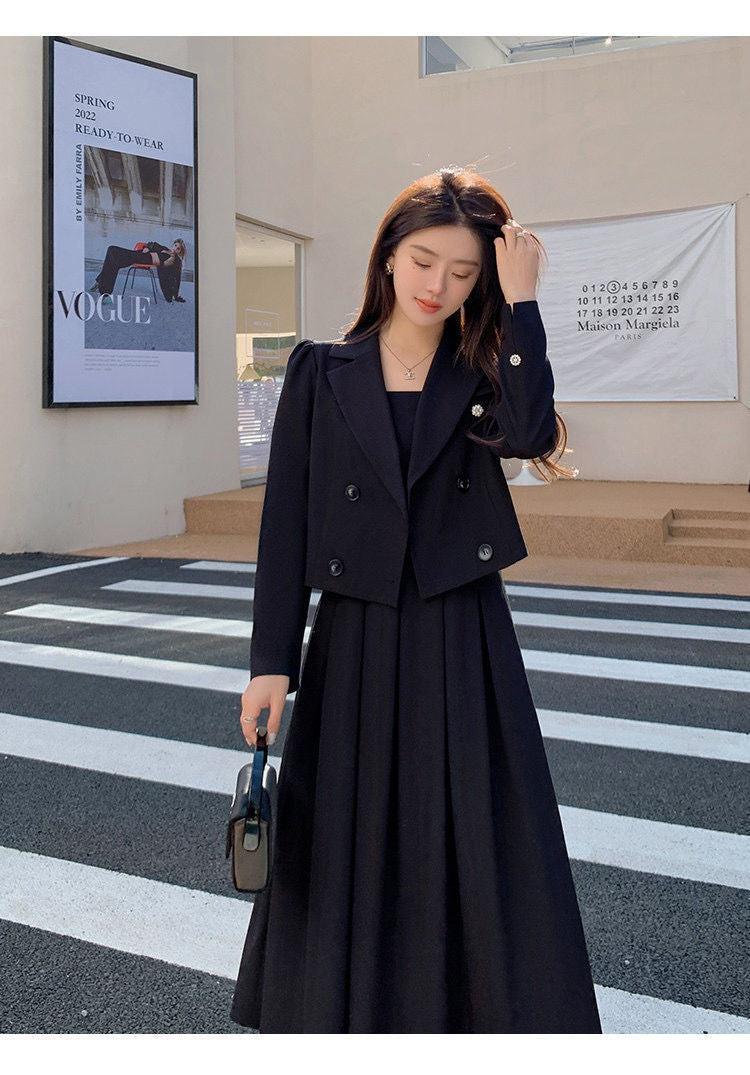 Elegant Women Black Hepburn Dress