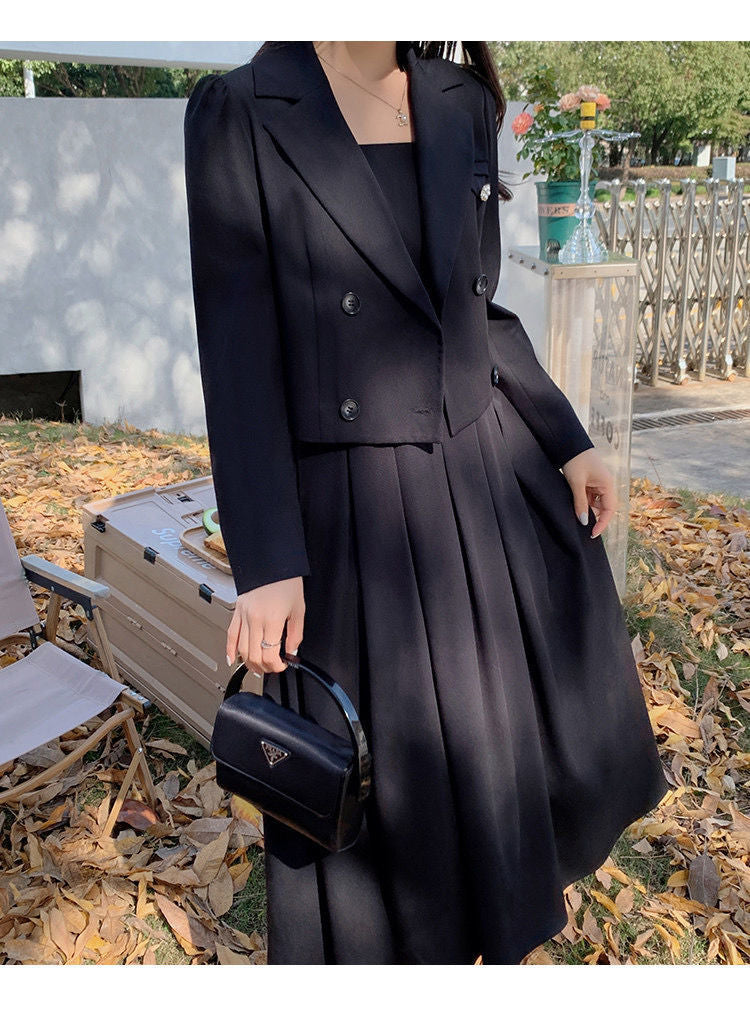 Elegant Women Black Hepburn Dress