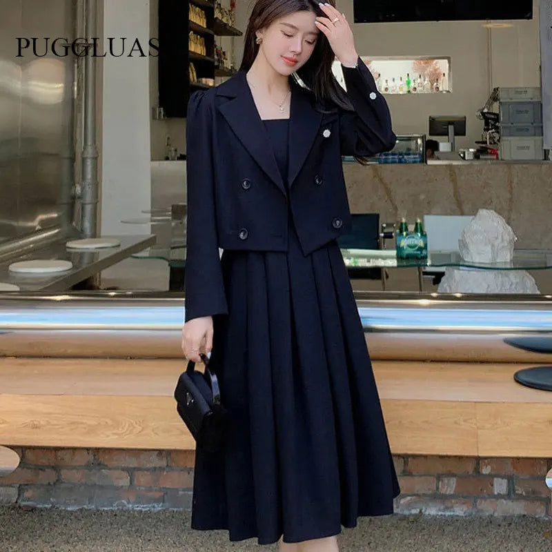 Elegant Women Black Hepburn Dress