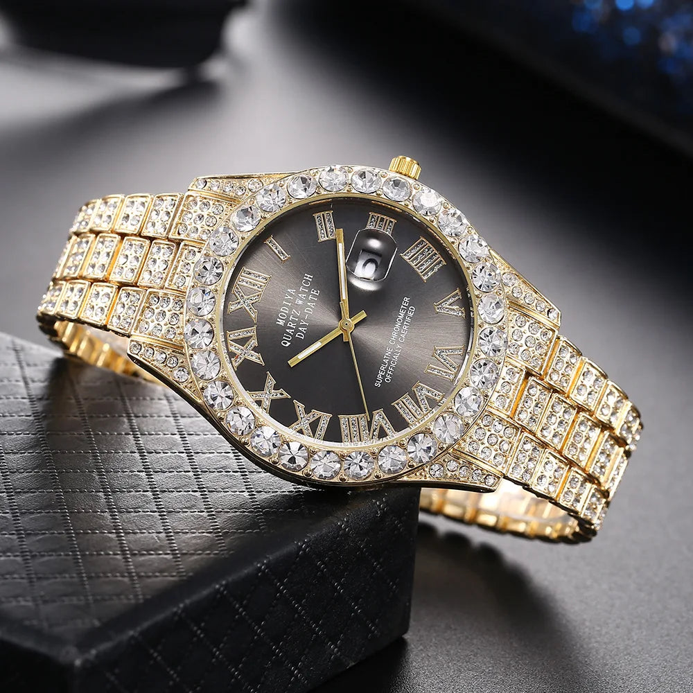 Luxury Classic Golden Men's Roman Scale