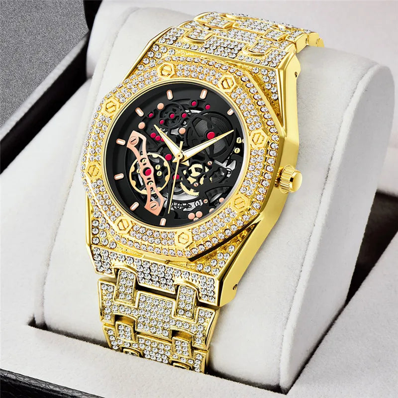 Men Luxury Gold Watch