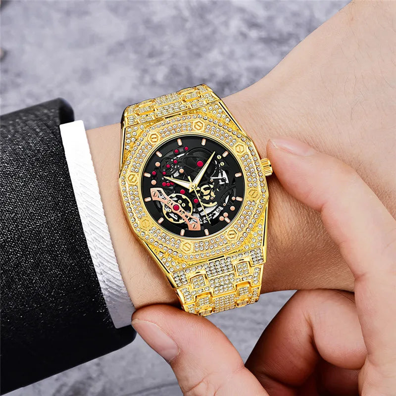 Men Luxury Gold Watch