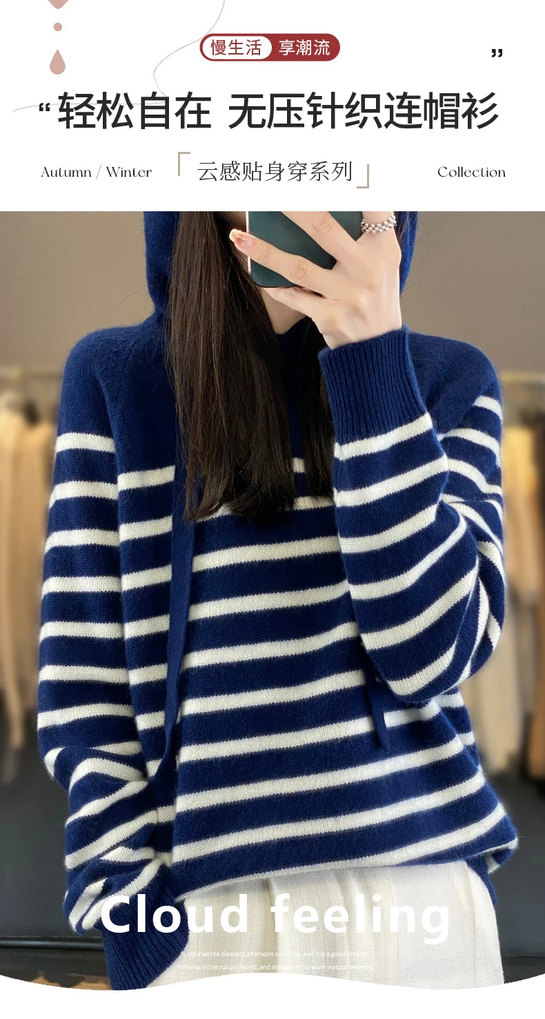 Woolen  Hooded Sweater