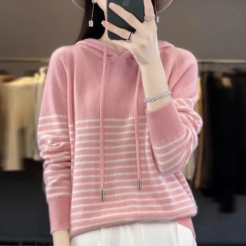 Autumn/Winter Women's Hooded Sweater