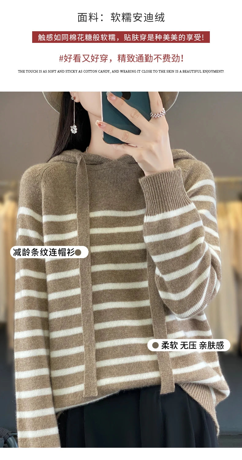 Woolen  Hooded Sweater